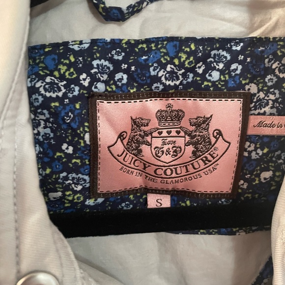 Juicy Couture jacket. Sleeve just covers the elbow. - Picture 3 of 10